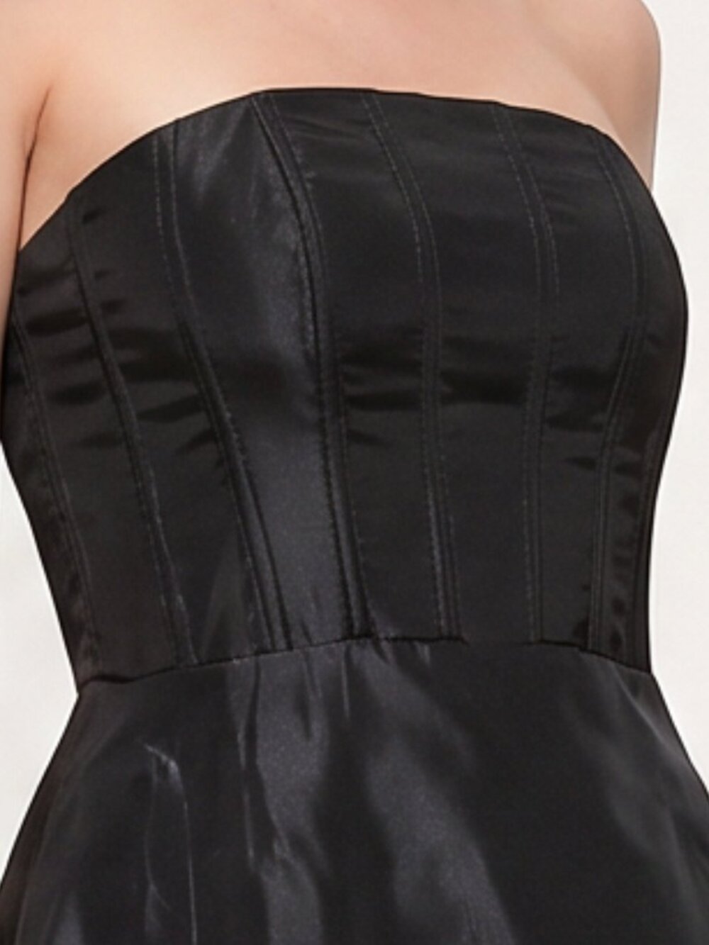 Betsey Johnson Black Strapless High-Low Dress - Picture 4 of 16
